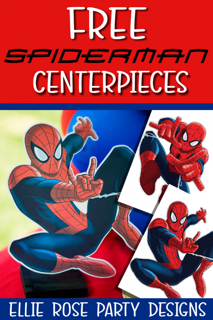 How To Make FREE Spiderman Centerpiece Printable Plus DIY Video