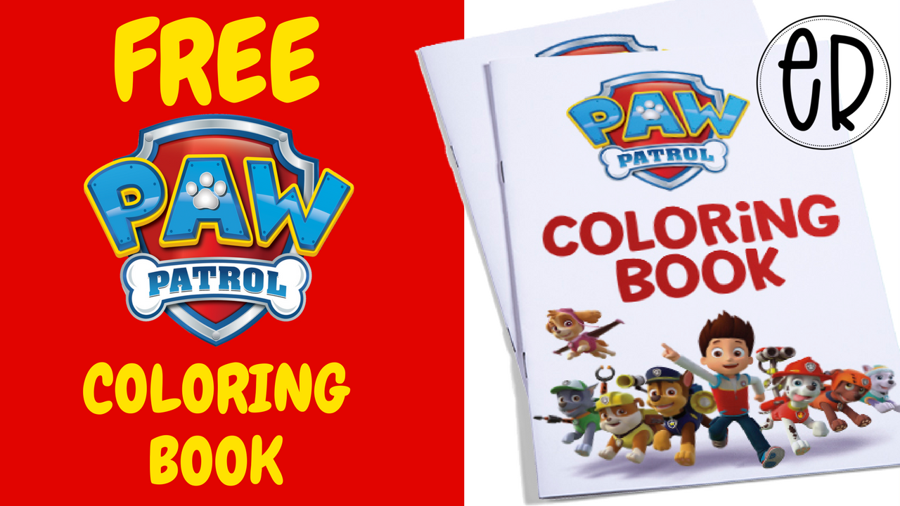 Paw Patrol Activity | FREE to use ellierosepartydesigns.com