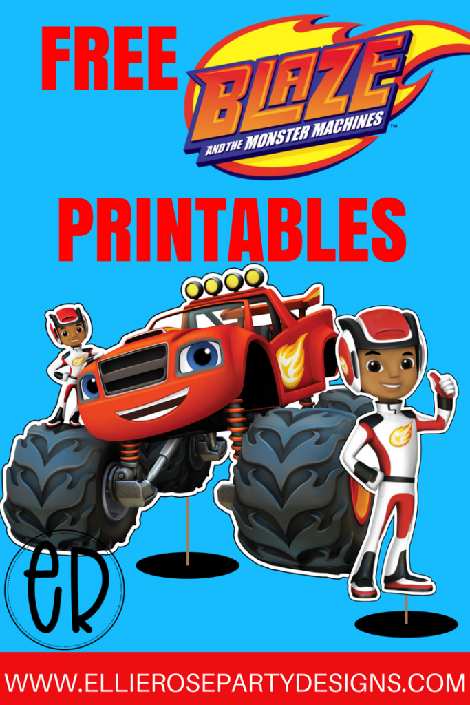 Blaze And The Monster Machine Printable Centerpieces | Free To Downlaod ...