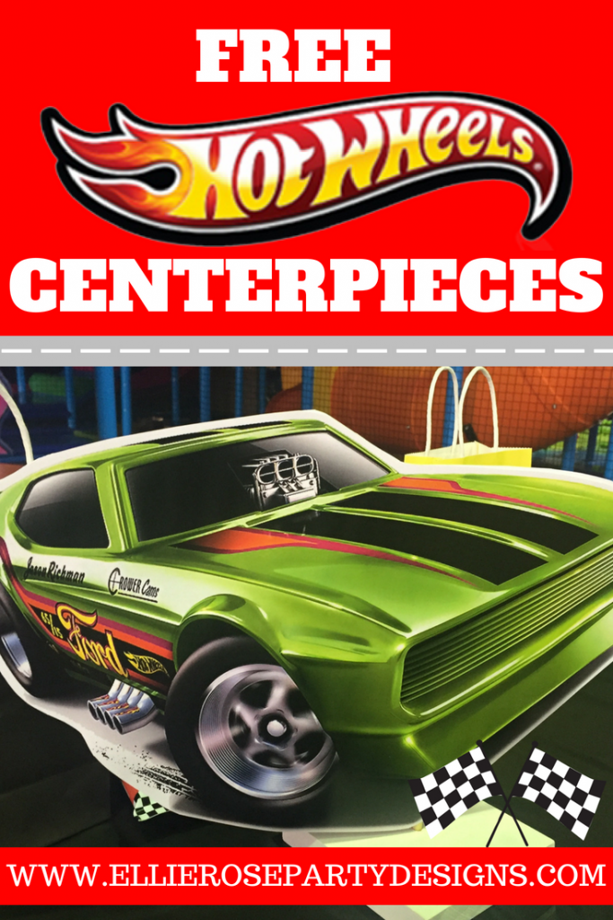 hot wheels party decorations IDEAS CENTERPIECES FREE PRINTABLES