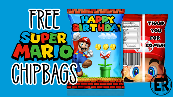 Birthday - Super Mario Bros. Template