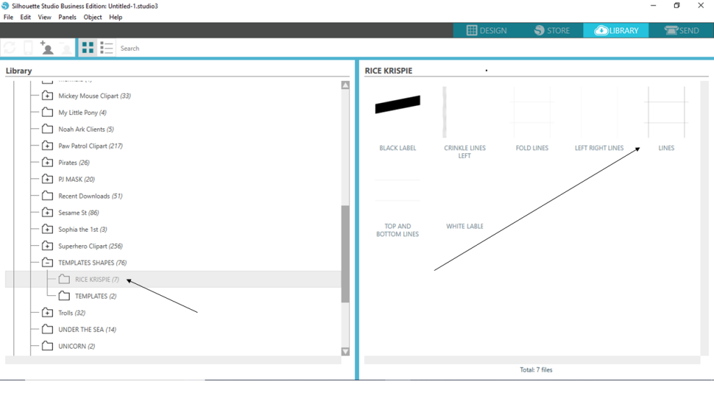 attach lines to your printable