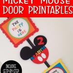 FREE MICKEY MOUSE CLUBHOUSE PARTY DOOR SIGN PRINTABLE IDEAS