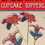 FREE SPIDERMAN CUPCAKE TOPPERS