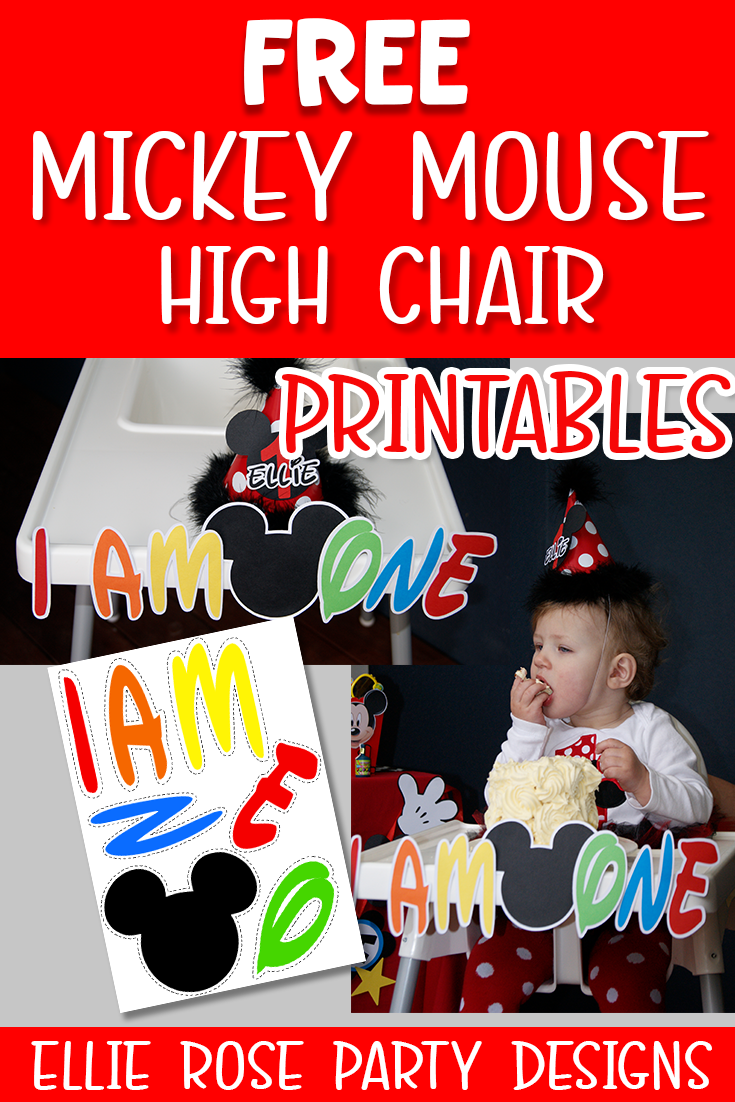 HOW TO MAKE Mickey Mouse High Chair Banner