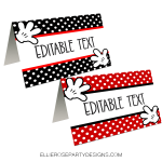 11 Fun And Free Mickey Mouse Birthday Party Decoration Printables ...