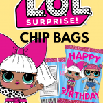 LOL SUPRISE DOLL CHIP BAG | Ellierosepartydesigns.com