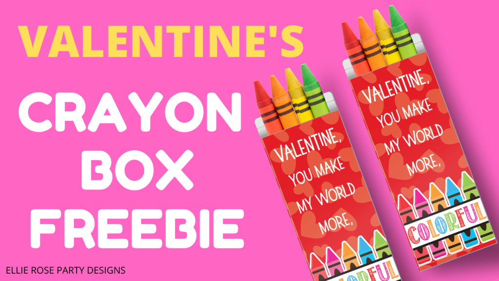 FREE VALENTINES DAY CRAYON BOX KIDS CLASSROOM