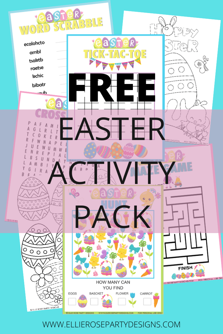 Free Easter Egg Hunt Printables | Ellierosepartydesigns.com