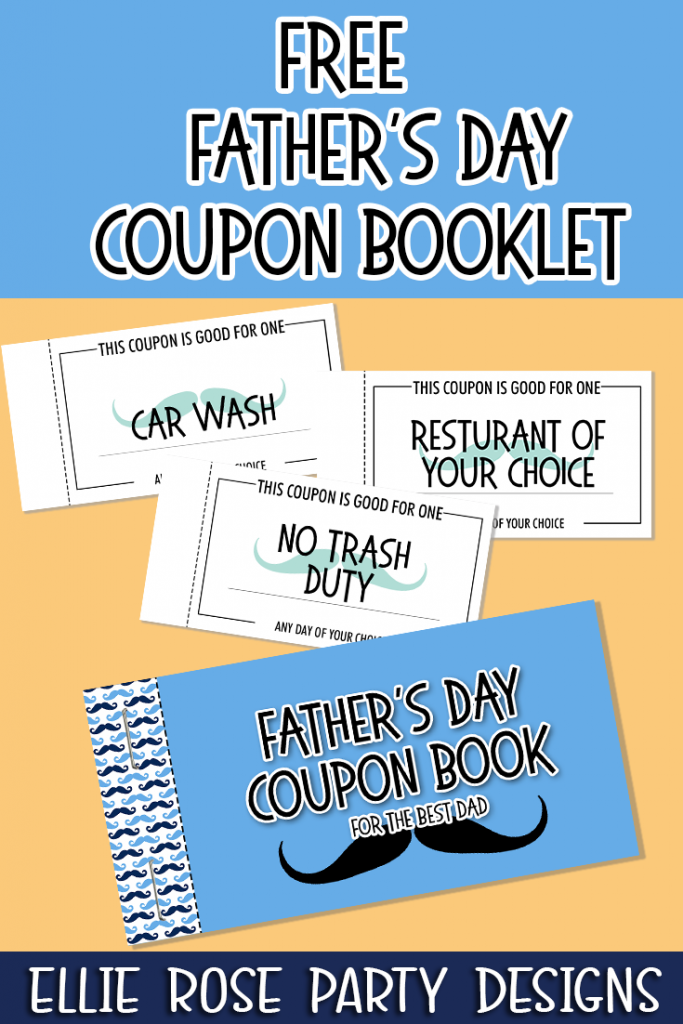 FREE FATHER'S DAY COUPON BOOKLET PRINTABLES FREE TO DOWNLOAD AT HOME