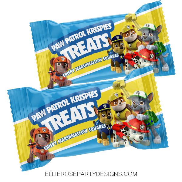 PAW PATROL RICE KIRSPIE TREATS MARSHAMALLOW