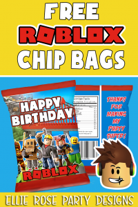 Free Roblox Chip Bag | Ellierosepartydesigns.com