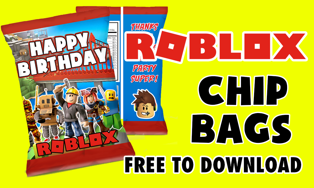 Free Roblox Party Printables - Party with Unicorns