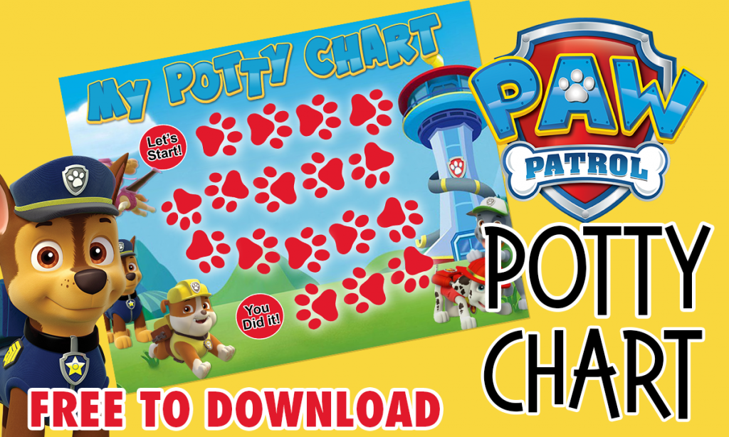 Paw Patrol Potty Training for Kids