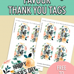 MOTHER'S DAY FAVOR GIFT TAGS