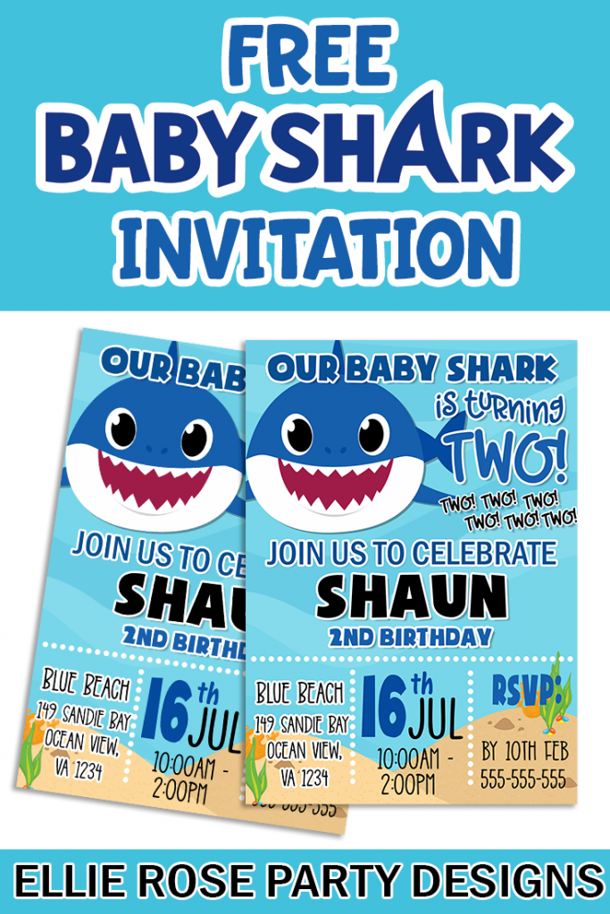 Baby Shark Free Party Printables