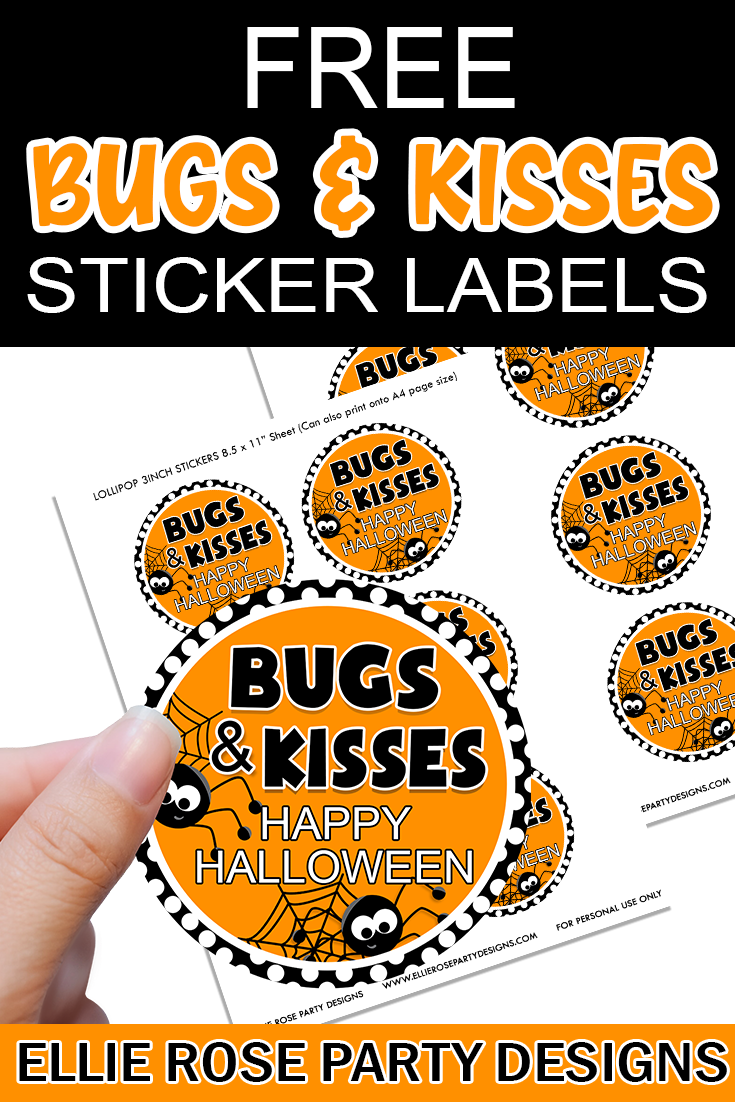Free Printable Halloween Tags | Ellierosepartydesigns.com