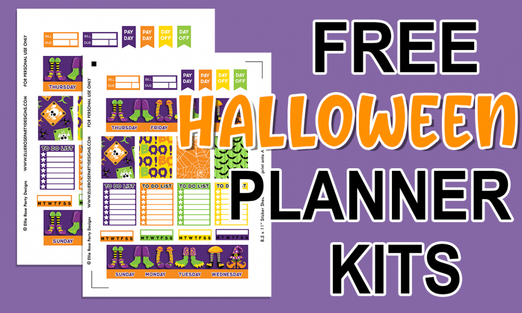 FREE HALLOWEEN MONSTER PLANNER KIT ERIN CONRADE HAPPY PLANNER