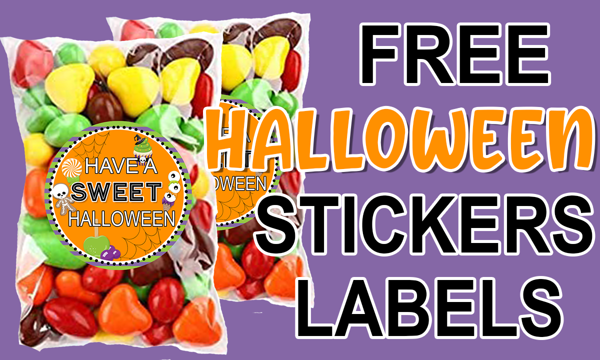 Printable Halloween Tags | Trick Roar Treat Bag Sticker Labels