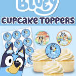 FREE BLUEY CUPCAKE TOPPERS