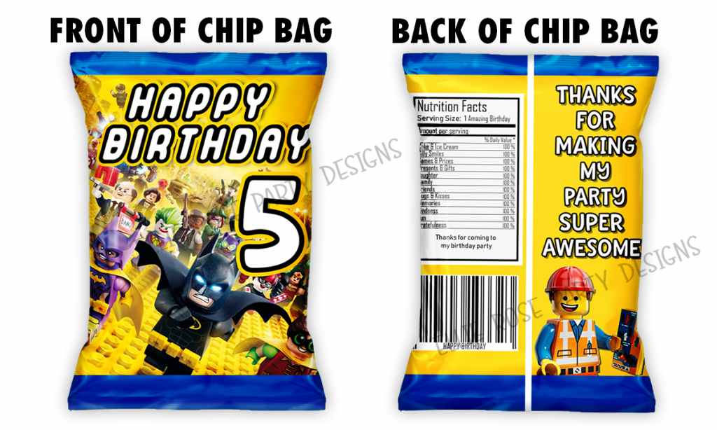 LEGO CHIP BAG FREE PRINTABLE LEGO PARTY AGE 5 6 7 8 9 10 FREEBIE PRINTABLE C