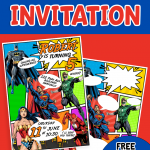 FREE JUSTICE LEAGUE INVITATIONS PRINTABLE