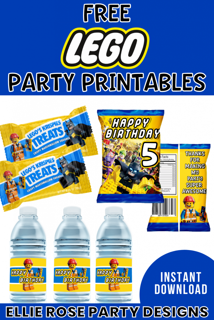 FREE PRINTABLE LEGO PARTY DECOR