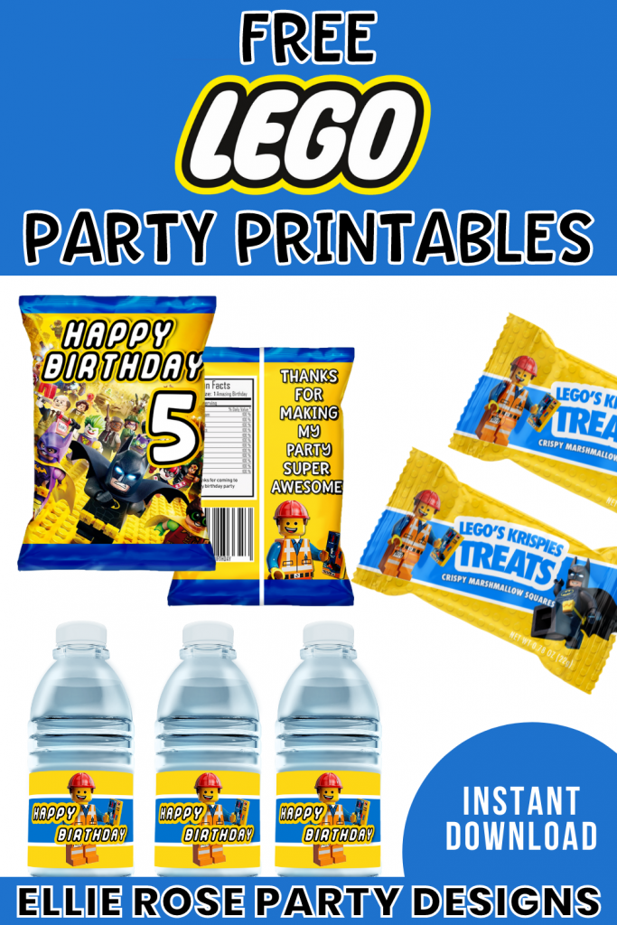 LEGO FREE PARTY PRINTABLES - ellierosepartydesigns.com