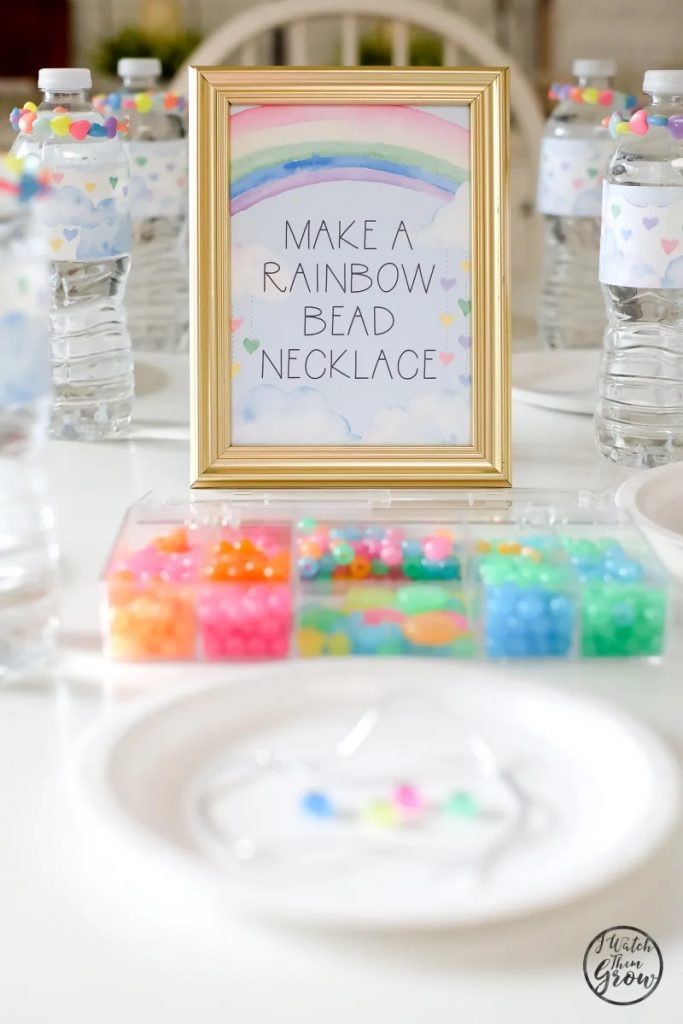 RAINBOW BEAD NECKLACE ACTIVITY