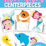 PRINTABLE DIY MERMAID CENTERPIECES