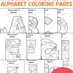 FREE DISNEY INSPIRED ALPHABET COLORING PAGES