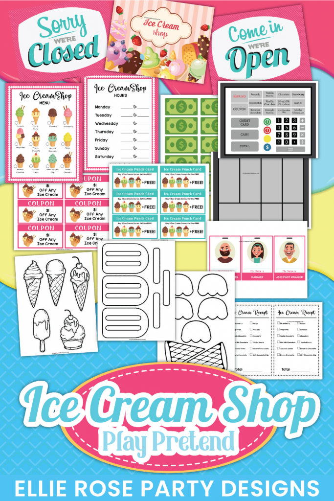 ICE CREAM SHOP PRETEND PLAY