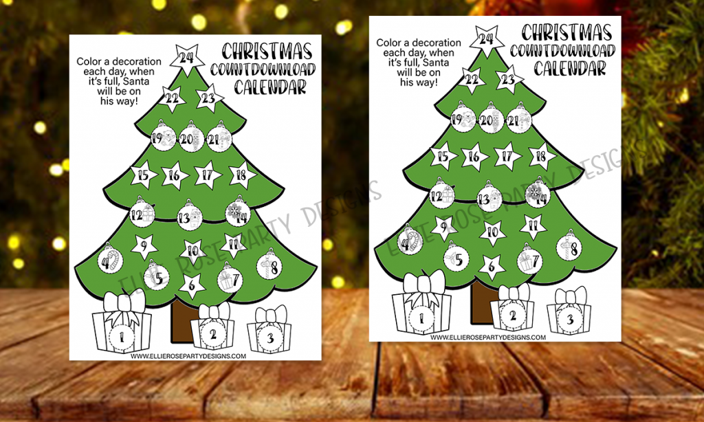 FREE CHRISTMAS COUNTDOWN CALENDAR FOR KIDS