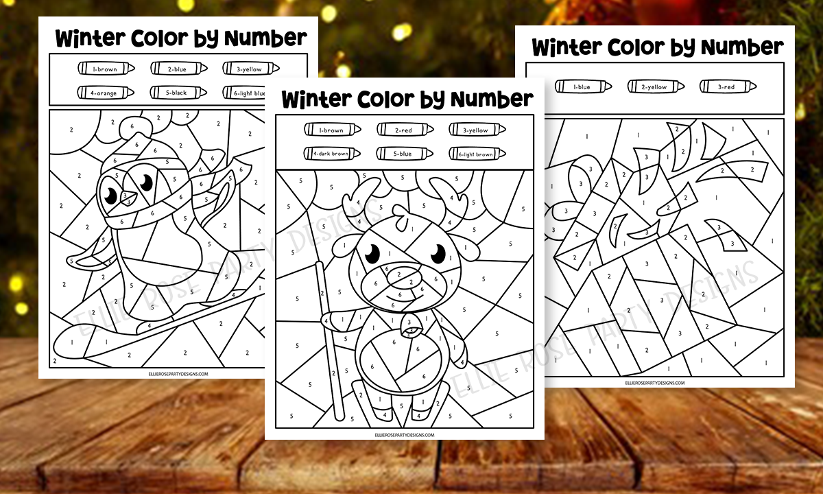 Free Christmas Color By Numbers Printables For Kids ...