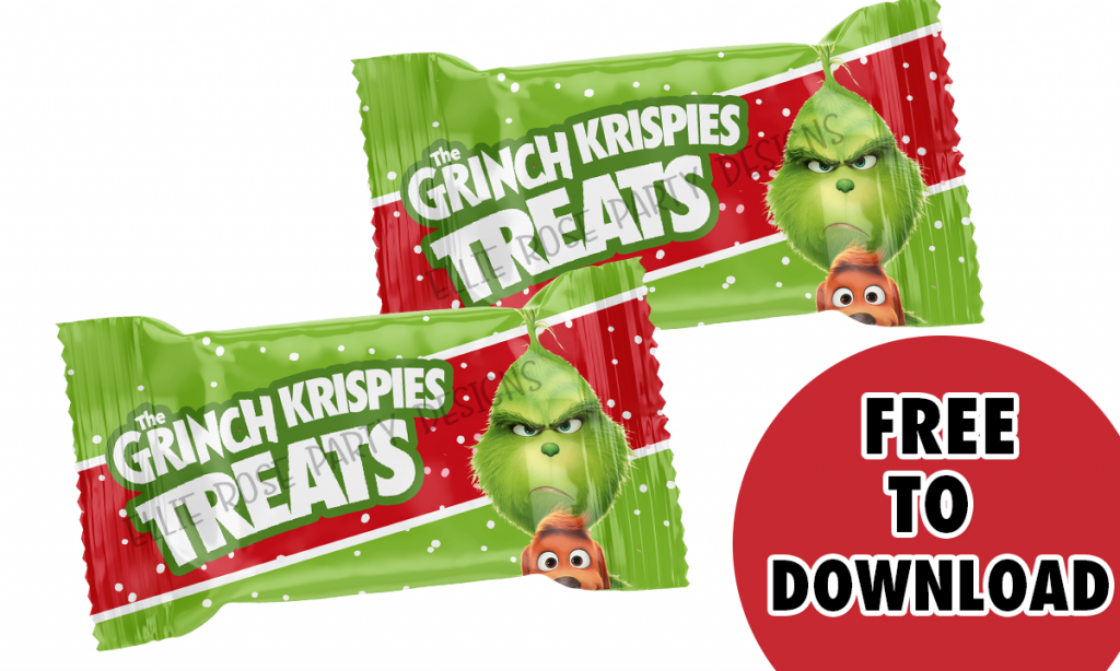 THE GRINCH RICE KRISPIE TREATS FREE TO DOWNLOAD