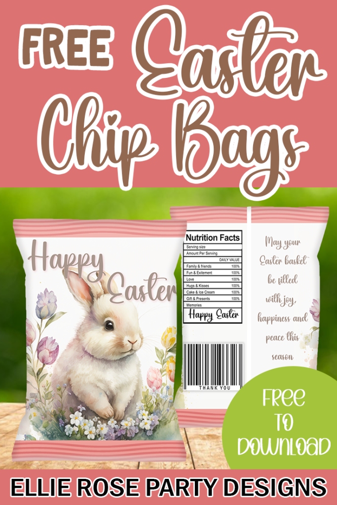 HAPPY EASTER CHIP BAGS FREE TO DOWNLOAD