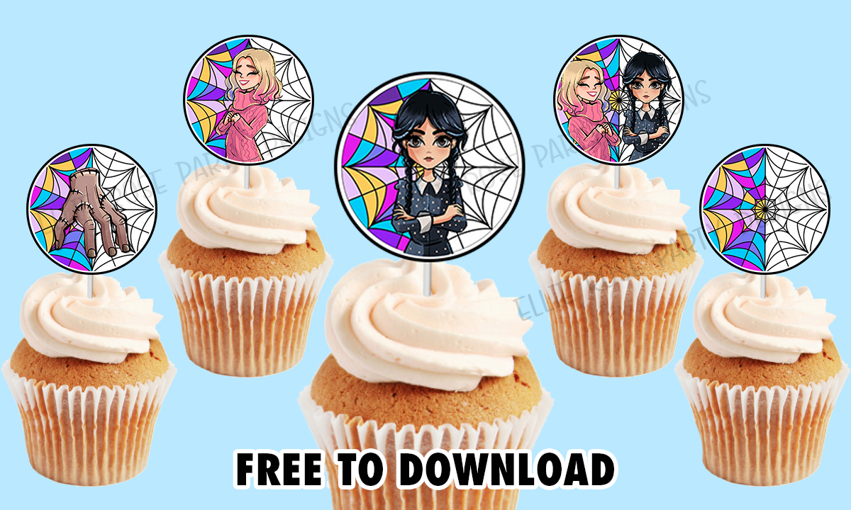 Free Printable Cupcake Toppers and More Party Printables  Cupcake toppers  free, Printable cupcake toppers birthday, Cupcake toppers printable