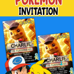 POKEMON BIRTHDAY INVITATIONS