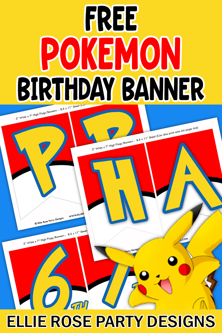 Roblox birthday banner in the FREE printable library!