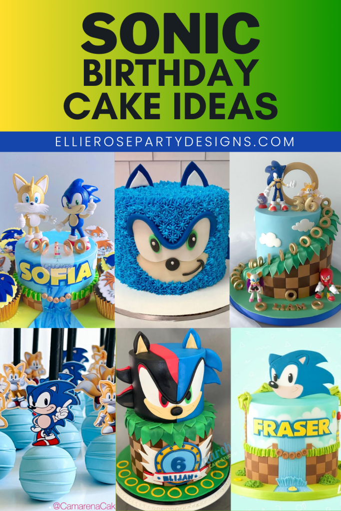 Sonic Birthday Cake