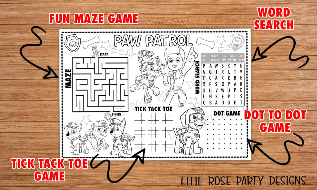 Paw patrol Coloring Sheets