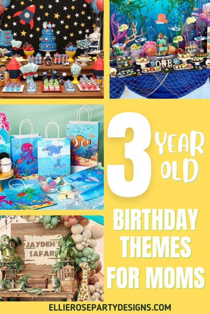 3 year old birthday themes