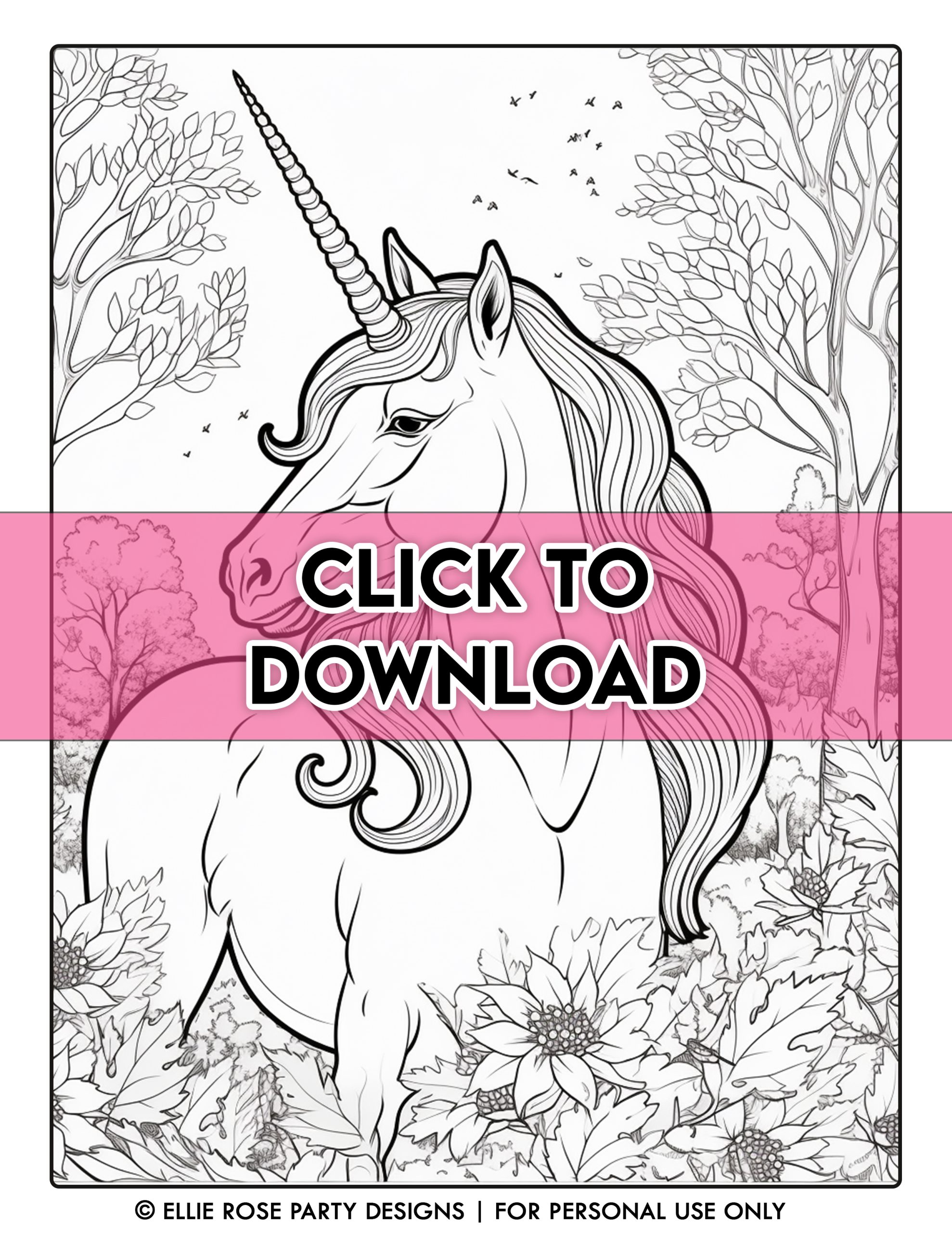 unicorn coloring pages printable