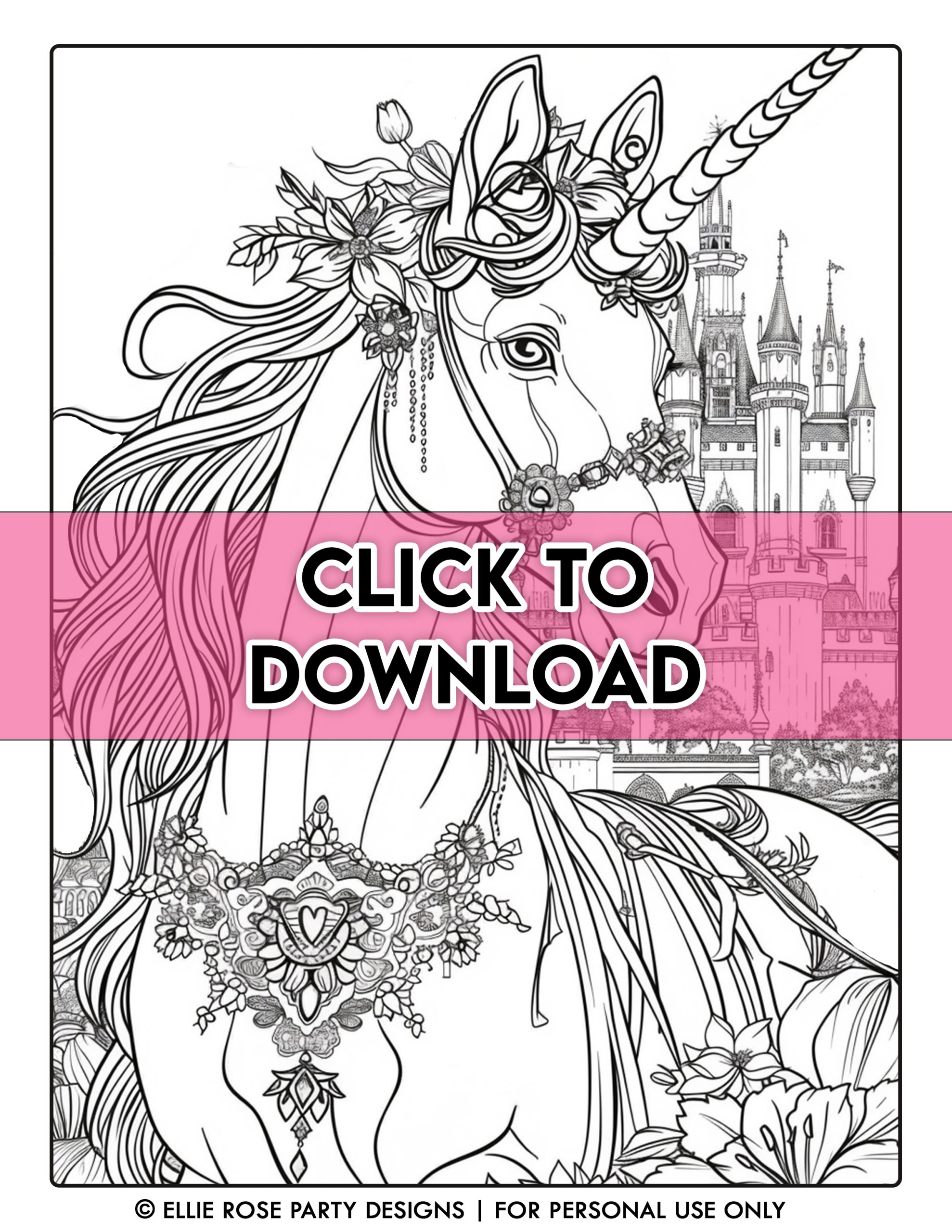 unicorn coloring pages printable