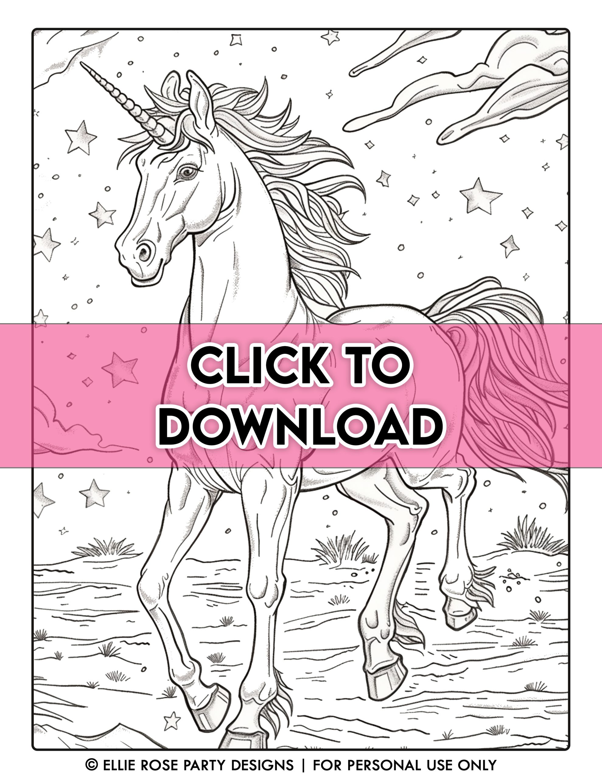 unicorn coloring pages printable