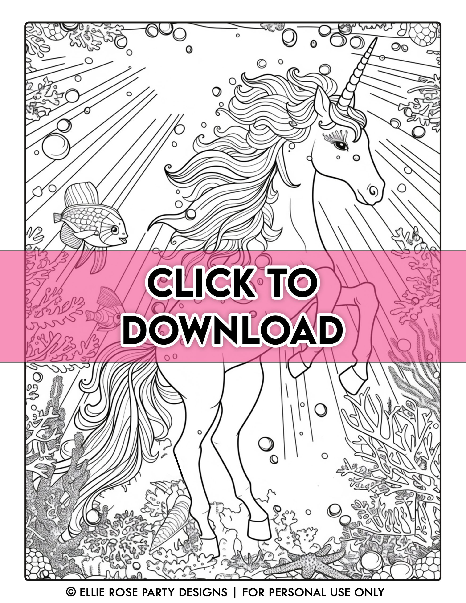 unicorn coloring pages printable