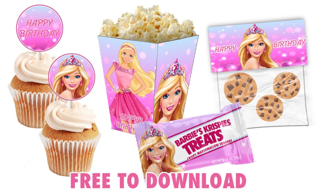 Barbie party favors