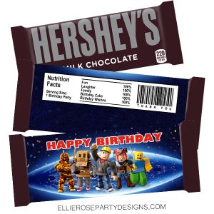 9 Exciting Roblox Birthday Party Decorations Printable Freebies | Ellierosepartydesigns.com