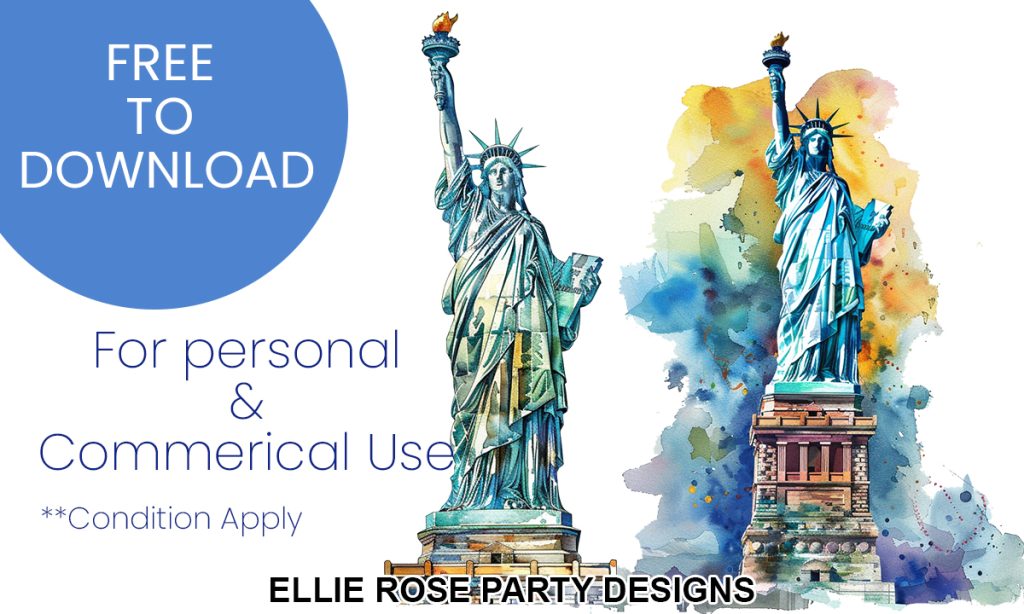 4th of july clipart STATUE OF LIBERTY