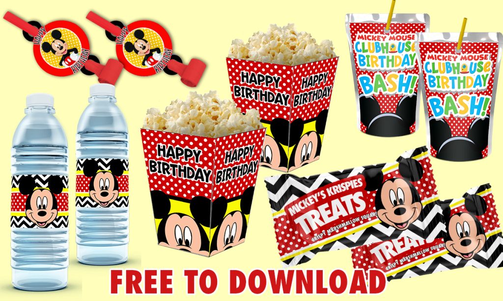 MICKEY MOUSE BIRTHDAY PARTY DECORATIONS